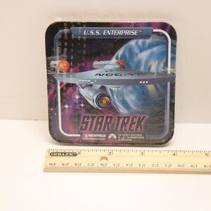 Vintage Star Trek Coster Set of 4 U.S.S. Enterprise Newfield 1997 New Sealed